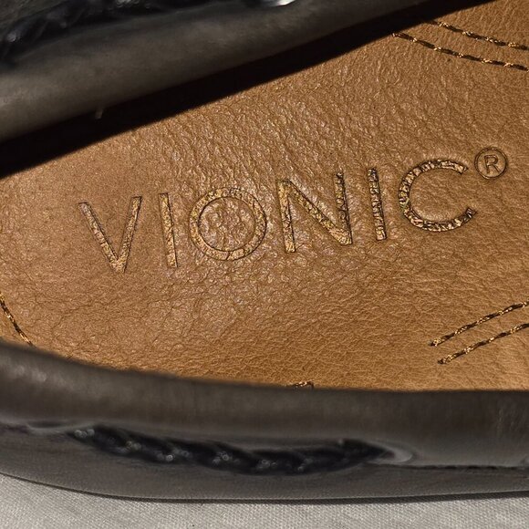 MENS VIONIC MERCER LUCA SHOE SLIP-ON LOAFER MOCASSIN GRAY SIZE 8 NWOT - Picture 6 of 10
